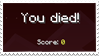 Minecraft - You Died.