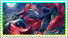 Zorua and Zoroark cuddle